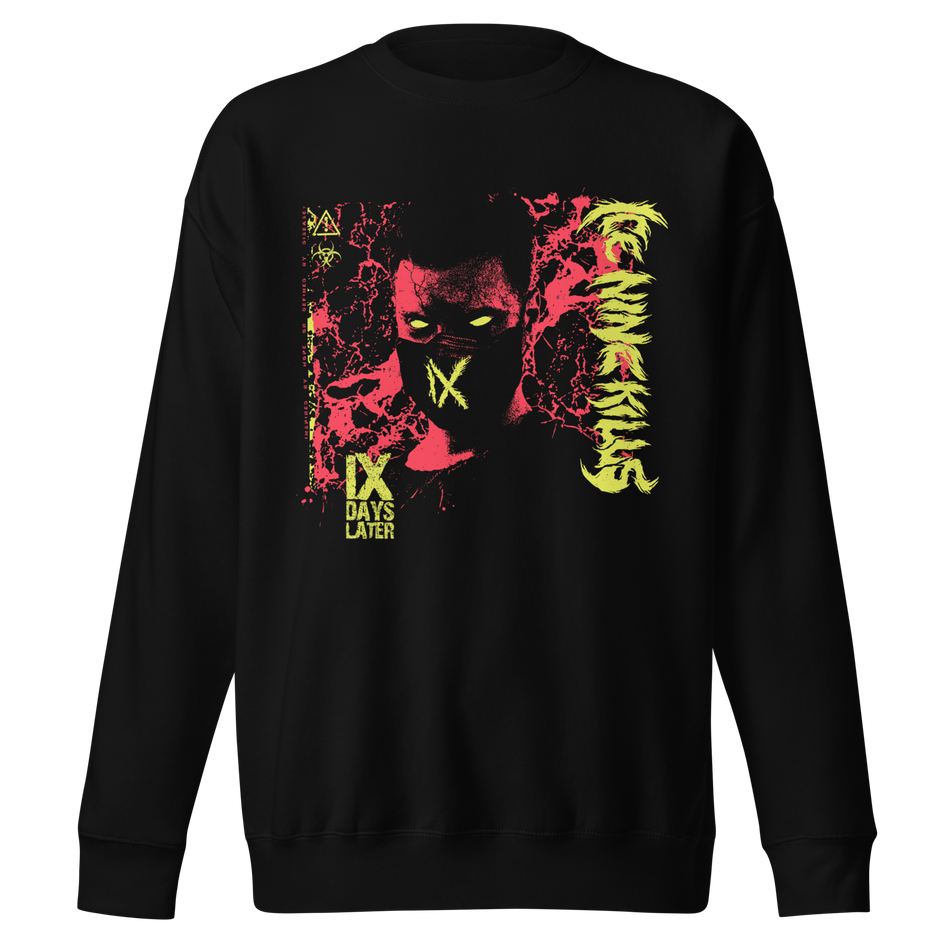 Stakes Ice Nine Kills IX Days Later Jumbo Print Sweatshirt Black