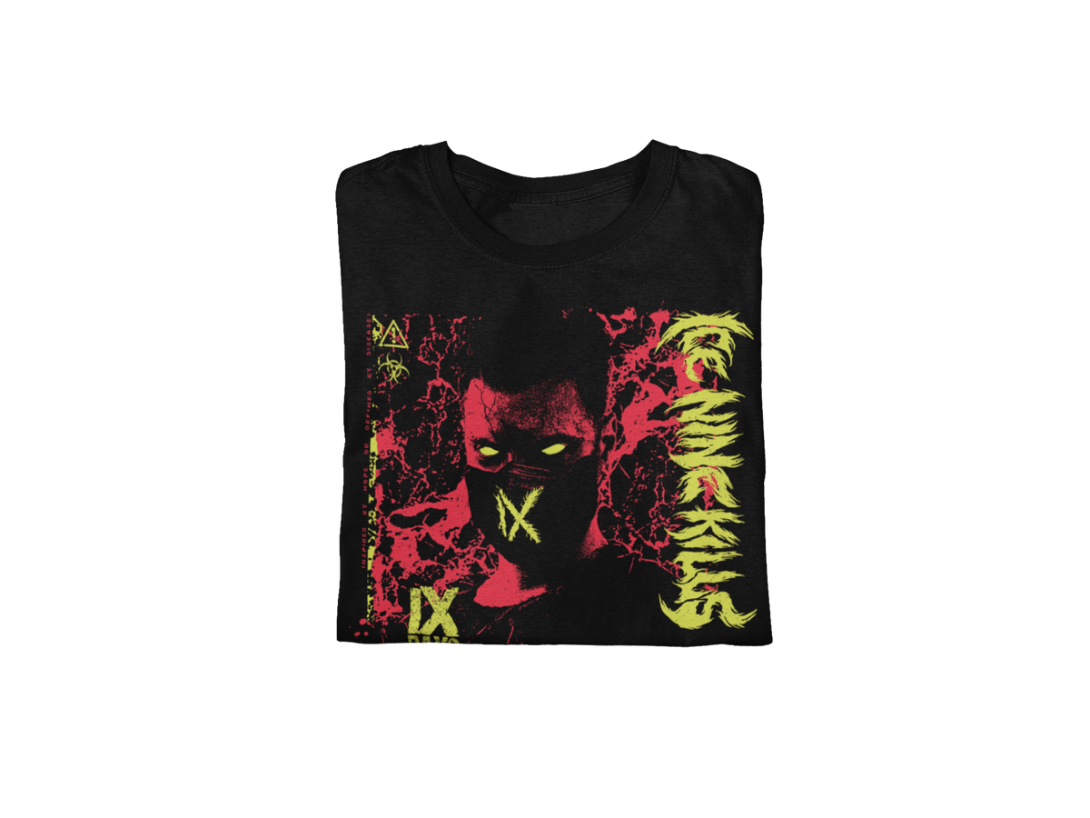 Stakes Ice Nine Kills IX Days Later Jumbo Print T-shirt Black