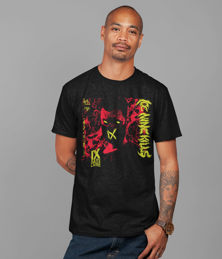 Stakes Ice Nine Kills IX Days Later Jumbo Print T-shirt Black