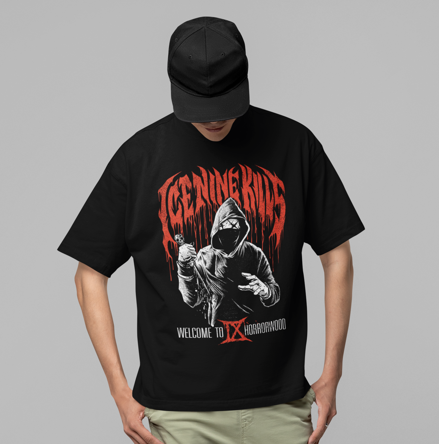 Stakes Ice Nine Kills Ix Horrorwood Jumbo Print T-shirt Black