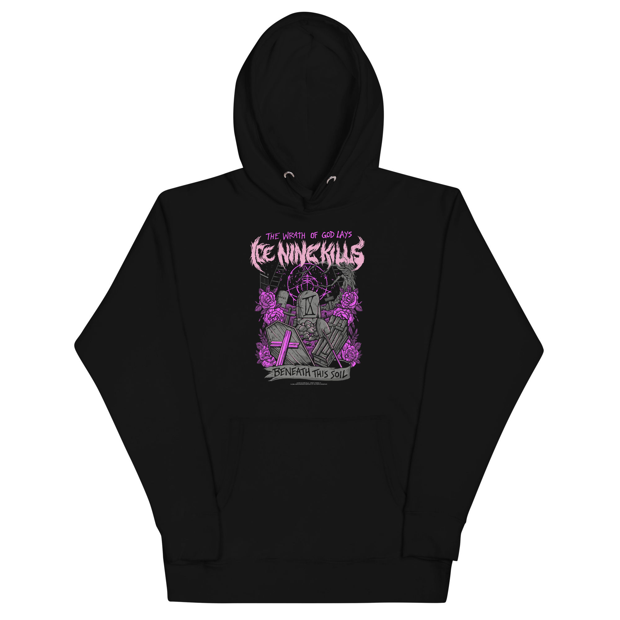 Stakes Ice Nine Kills Purple Wrath Classic Hoodie Black