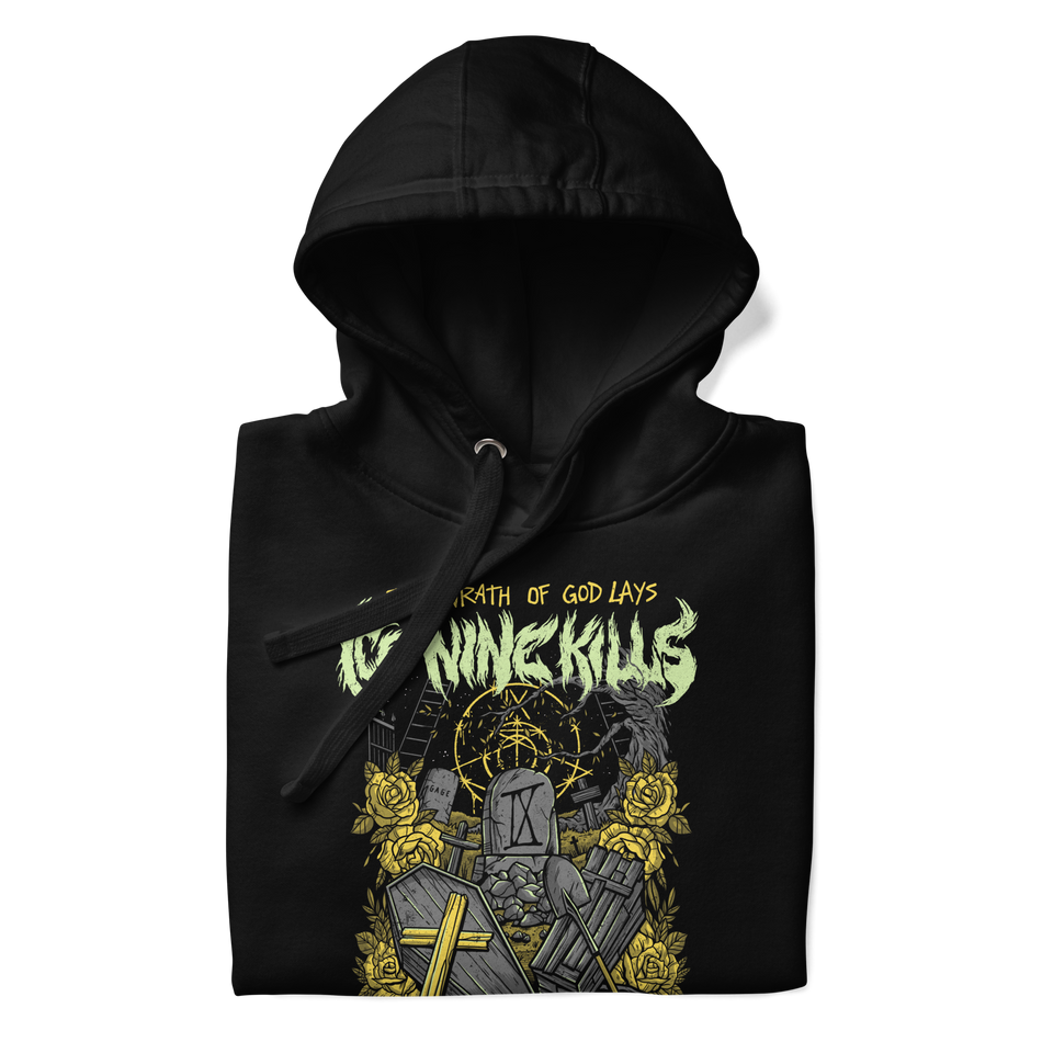 Stakes Ice Nine Kills Yellow Wrath Classic Hoodie Black