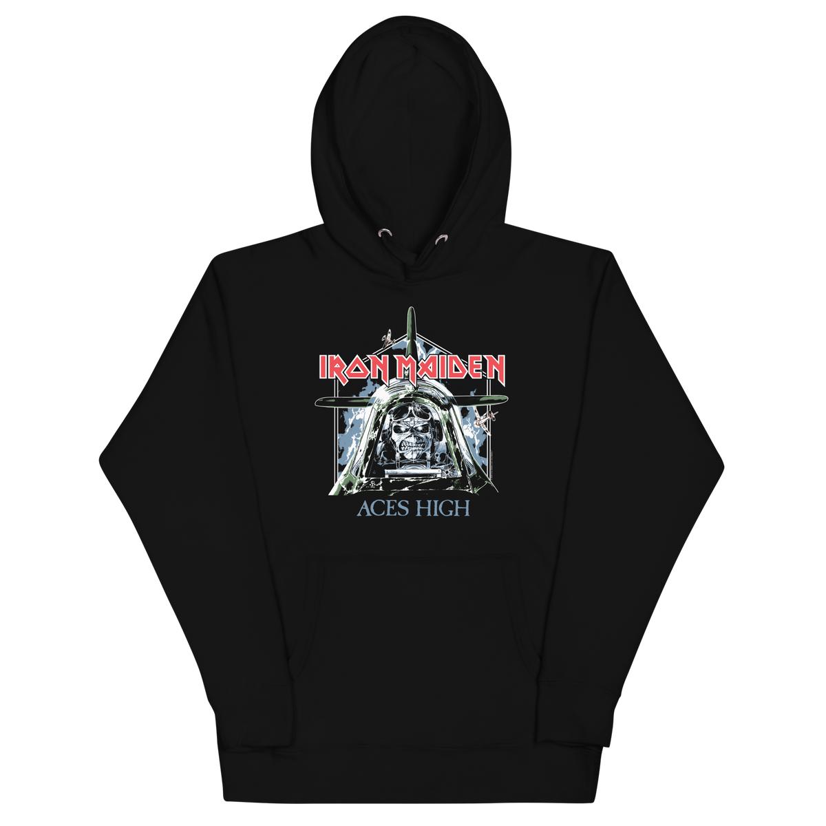Stakes Iron Maiden Aces High Classic Hoodie Black