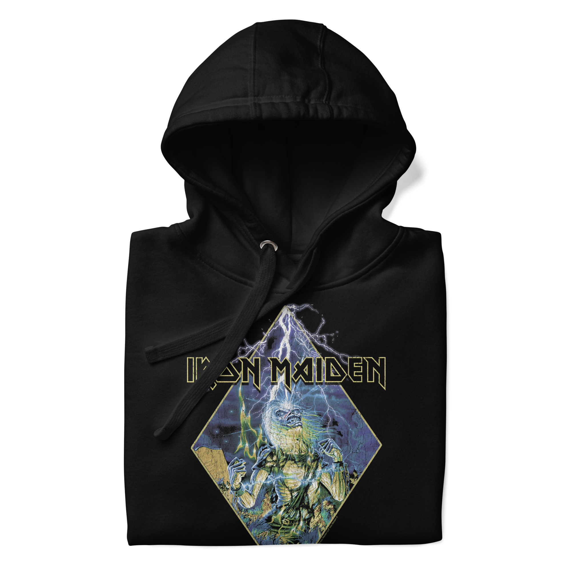 Stakes Iron Maiden - Lightning Classic Hoodie Black