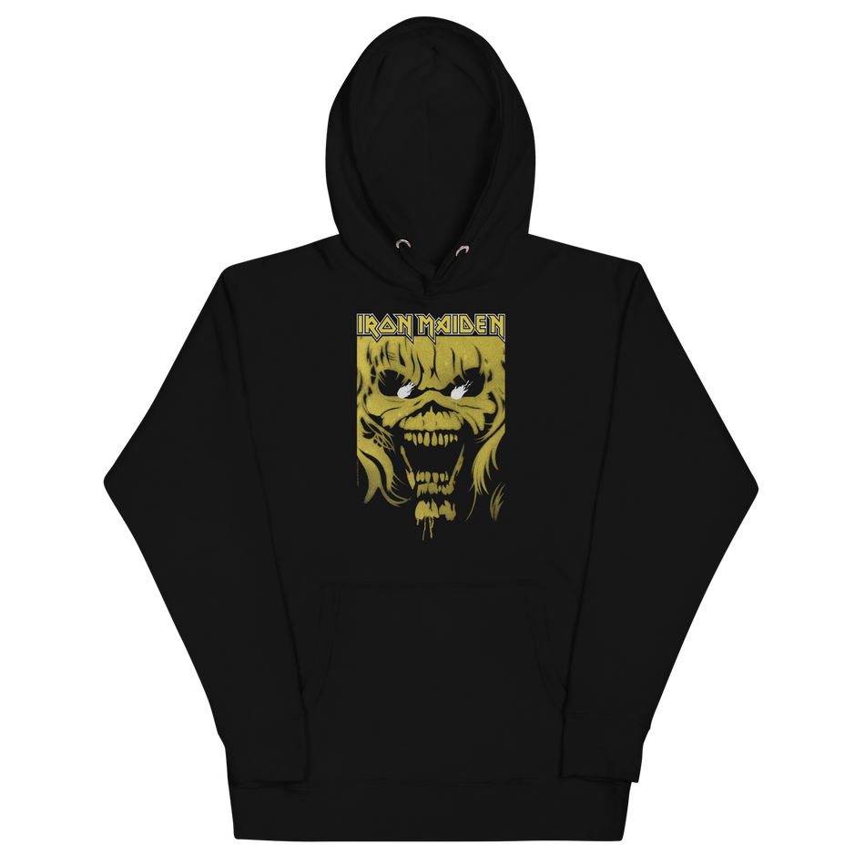 Stakes Iron Maiden Open Mouth Classic Hoodie Black