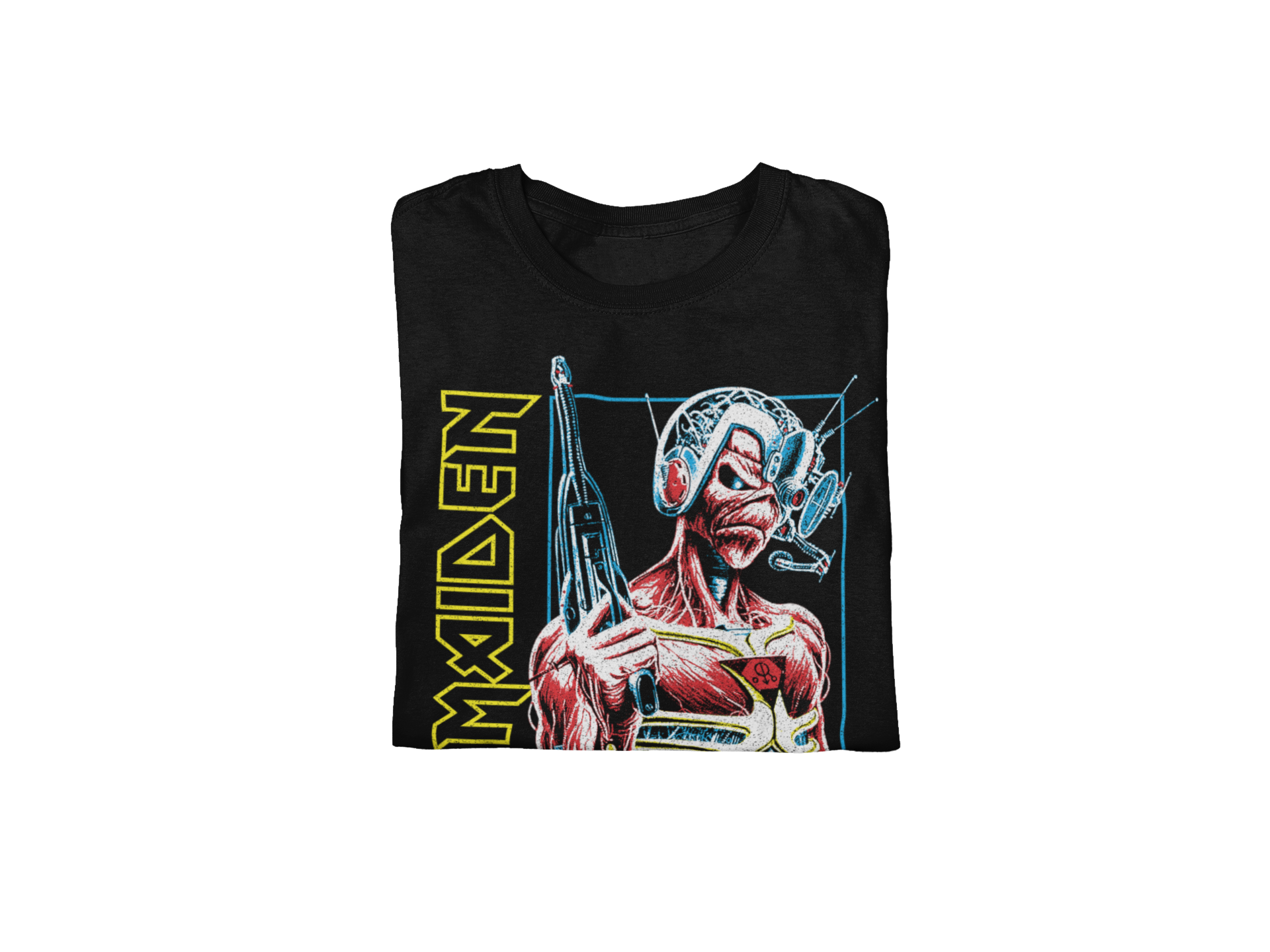 Stakes Iron Maiden Singularity Jumbo Print T-shirt Black