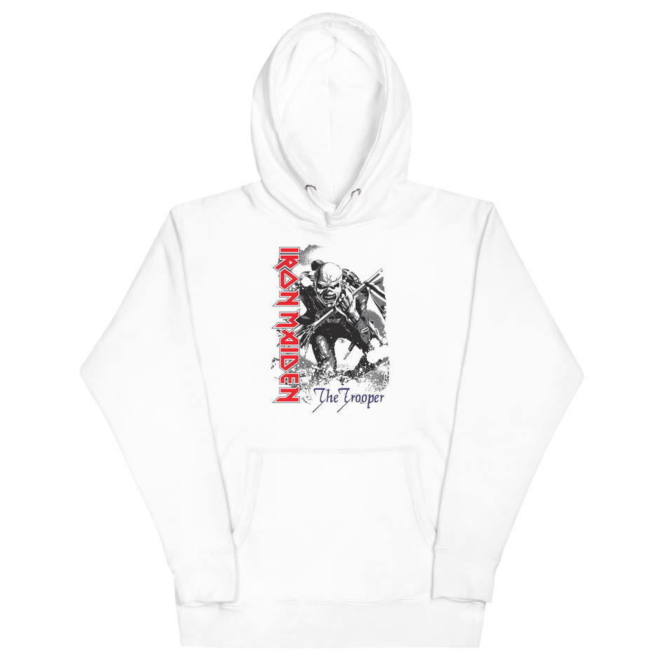 Stakes Iron Maiden Trooper Classic Hoodie White