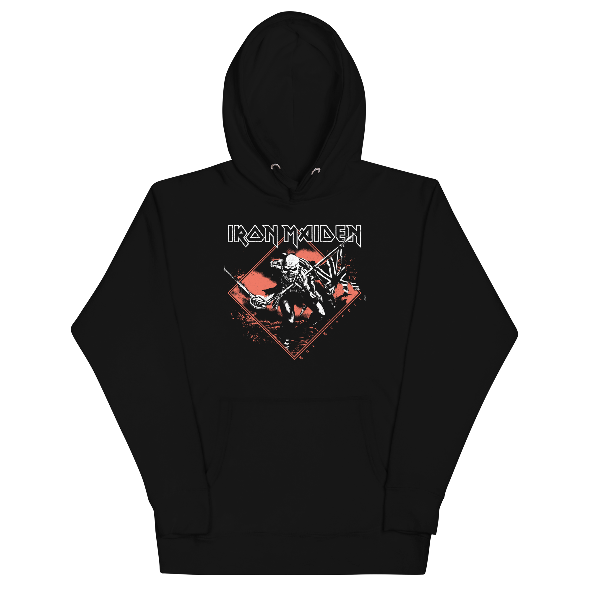 Stakes Iron Maiden - Trooper Diamond Hoodie Black