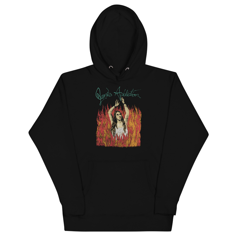 Stakes Jane's Addiction Flames Classic Hoodie Black