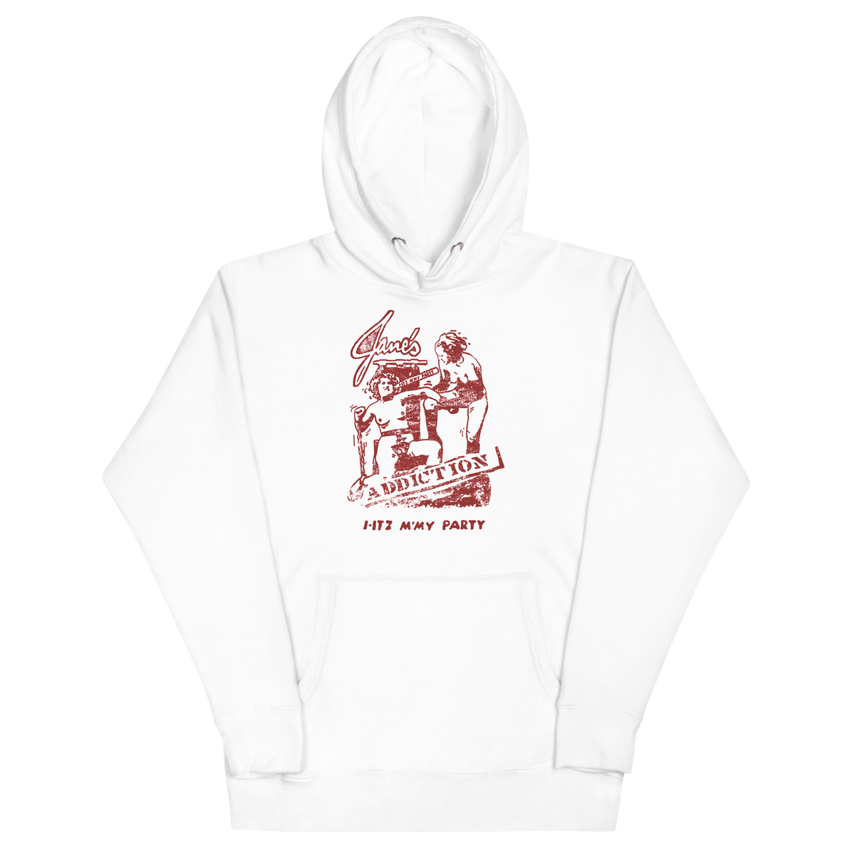 Stakes Jane's Addiction Still My Party Classic Hoodie White