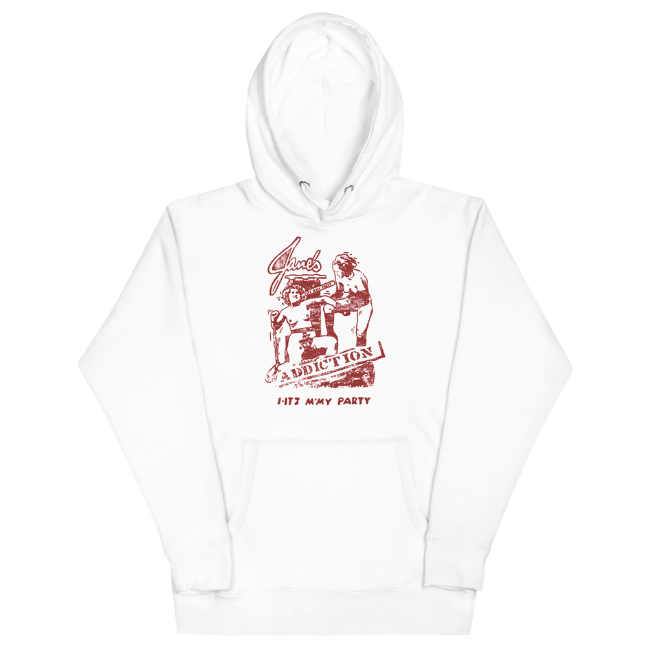 Stakes Jane's Addiction Still My Party Classic Hoodie White
