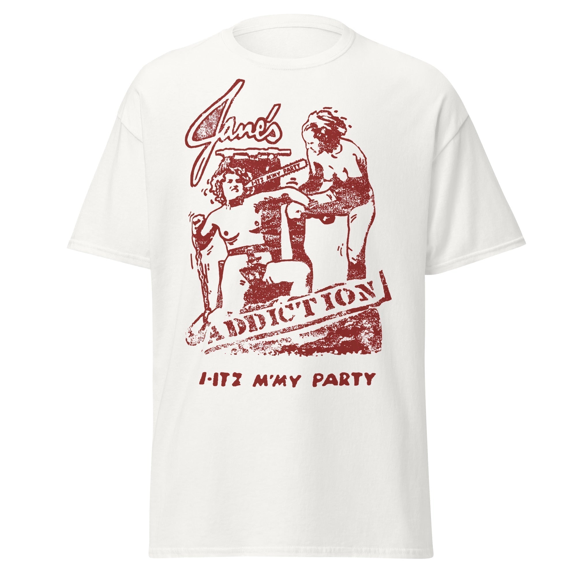 Stakes Jane's Addiction - Still My Party Jumbo Print T-Shirt White