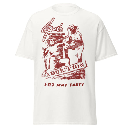 Stakes Jane's Addiction - Still My Party Jumbo Print T-Shirt White