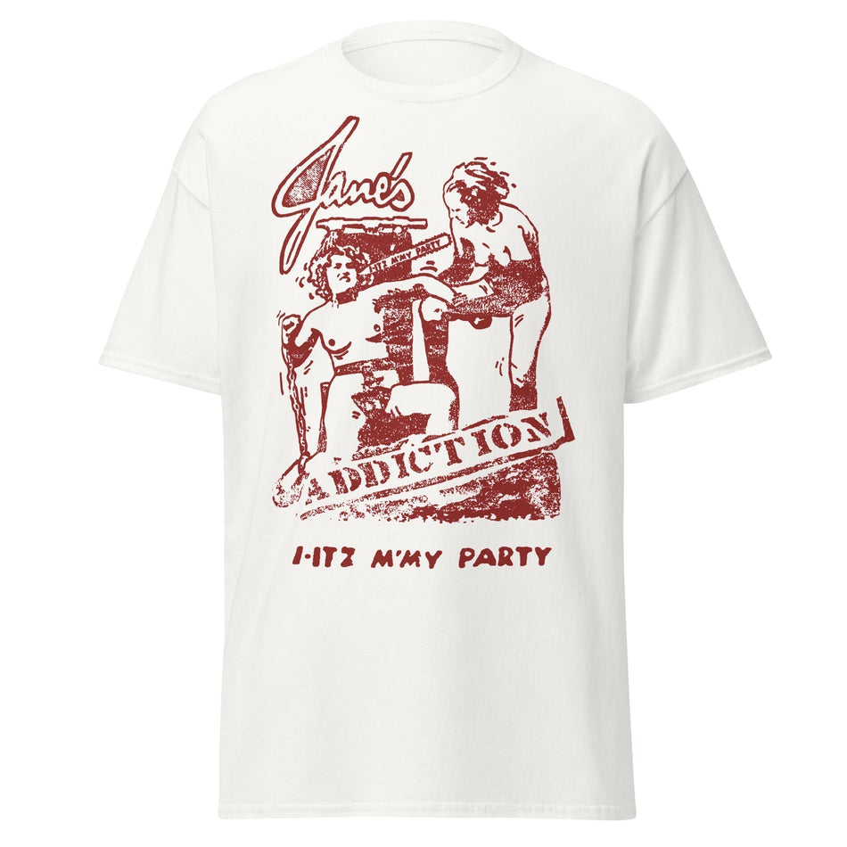 Stakes Jane's Addiction - Still My Party Jumbo Print T-Shirt White