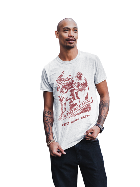 Stakes Jane's Addiction - Still My Party Jumbo Print T-Shirt White