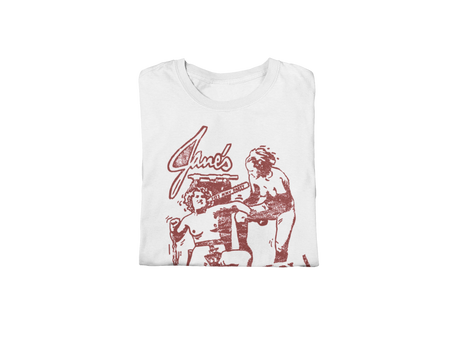 Stakes Jane's Addiction - Still My Party Jumbo Print T-Shirt White