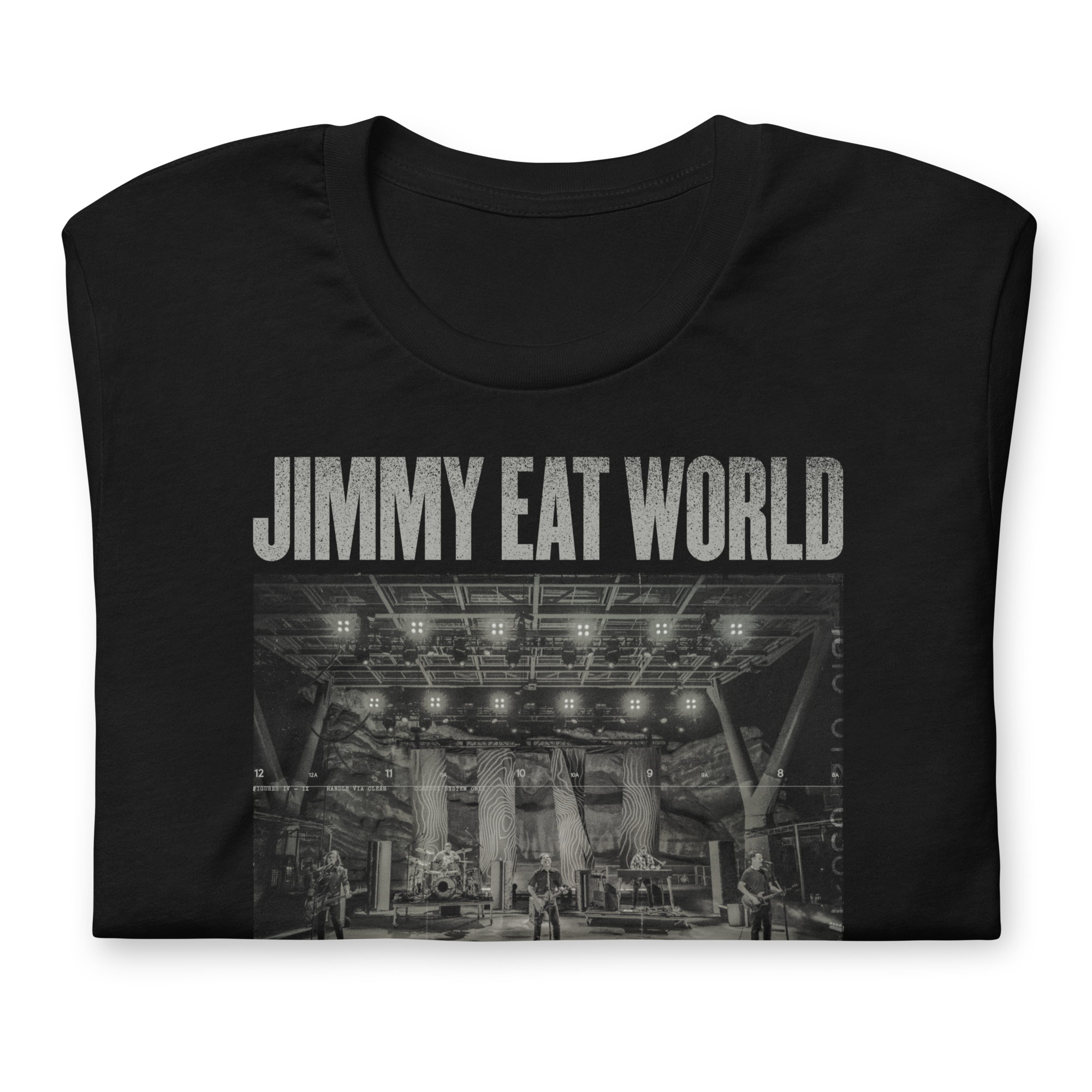 Stakes Jimmy Eat World Stagefright T-Shirt Black