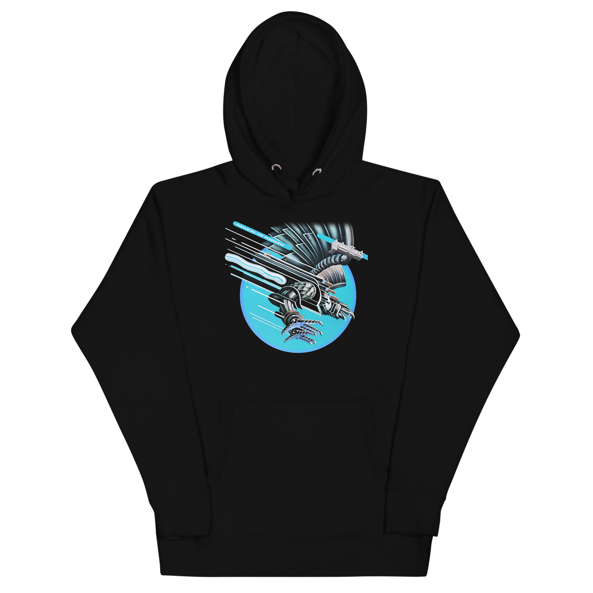 Stakes Judas Priest Neon Screaming Classic Hoodie Black