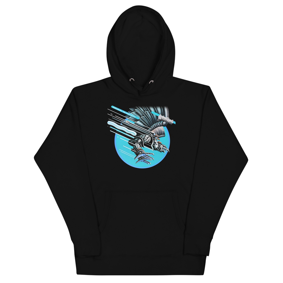 Stakes Judas Priest Neon Screaming Classic Hoodie Black