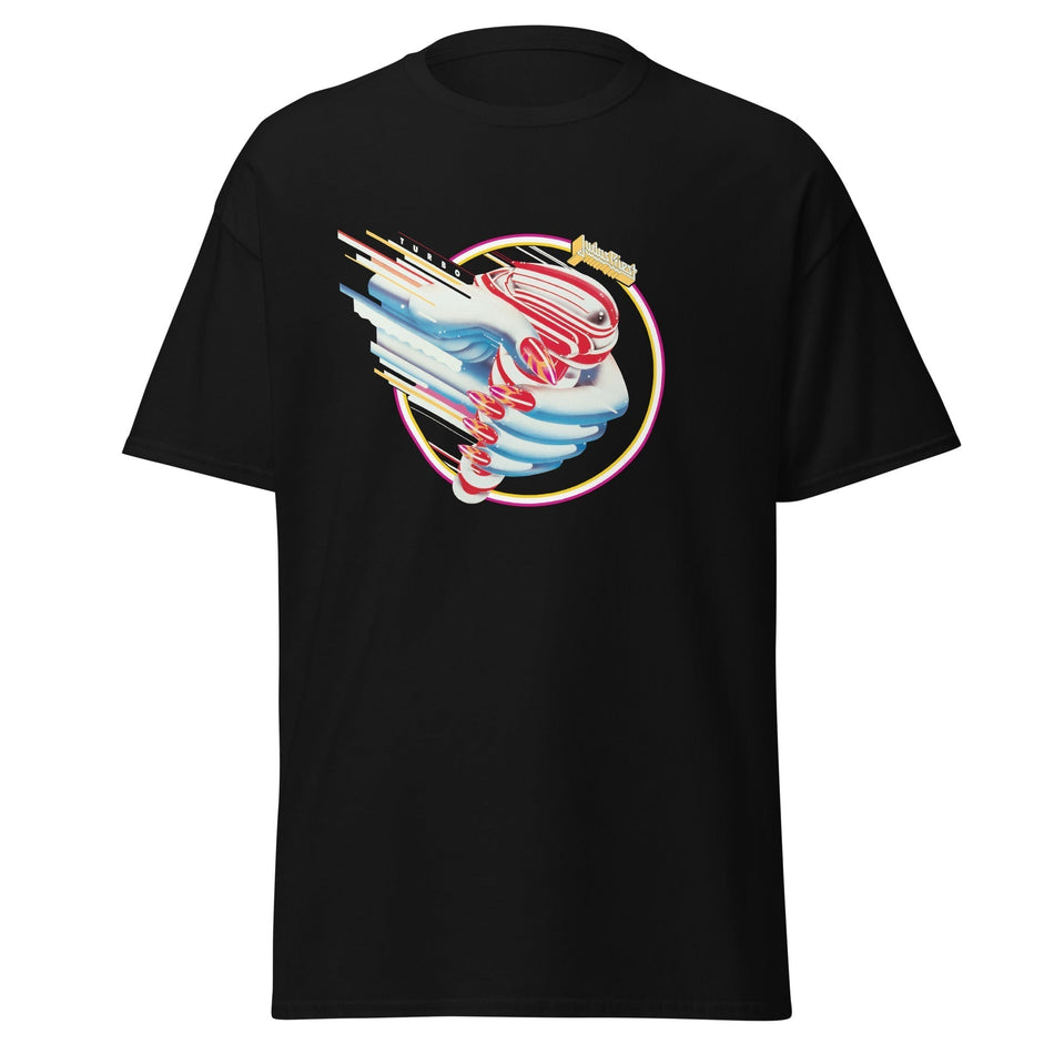 Stakes Judas Priest - Turbo Hand Jumbo Print T-Shirt Black