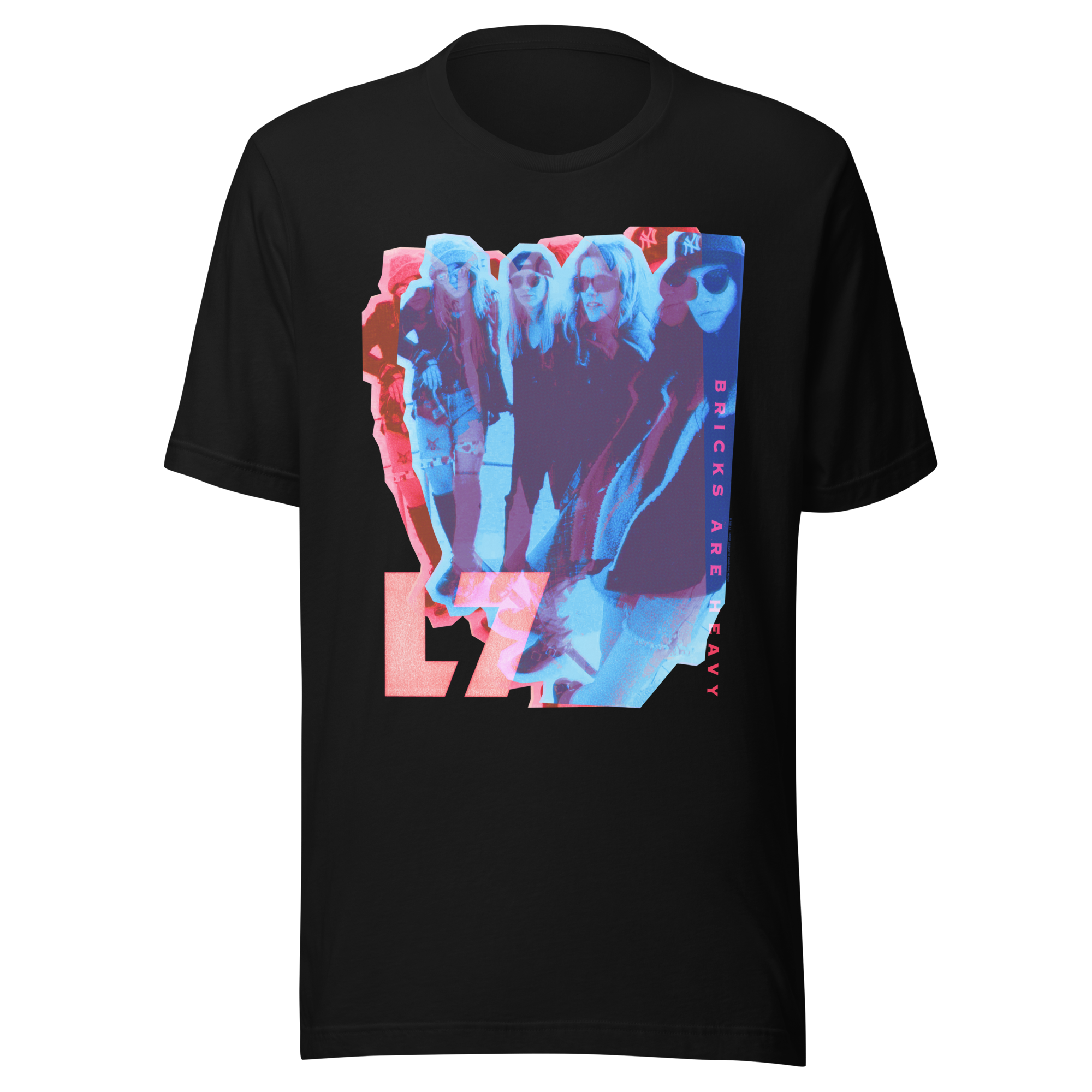 Stakes L7 Bricks are Heavy T-Shirt Black
