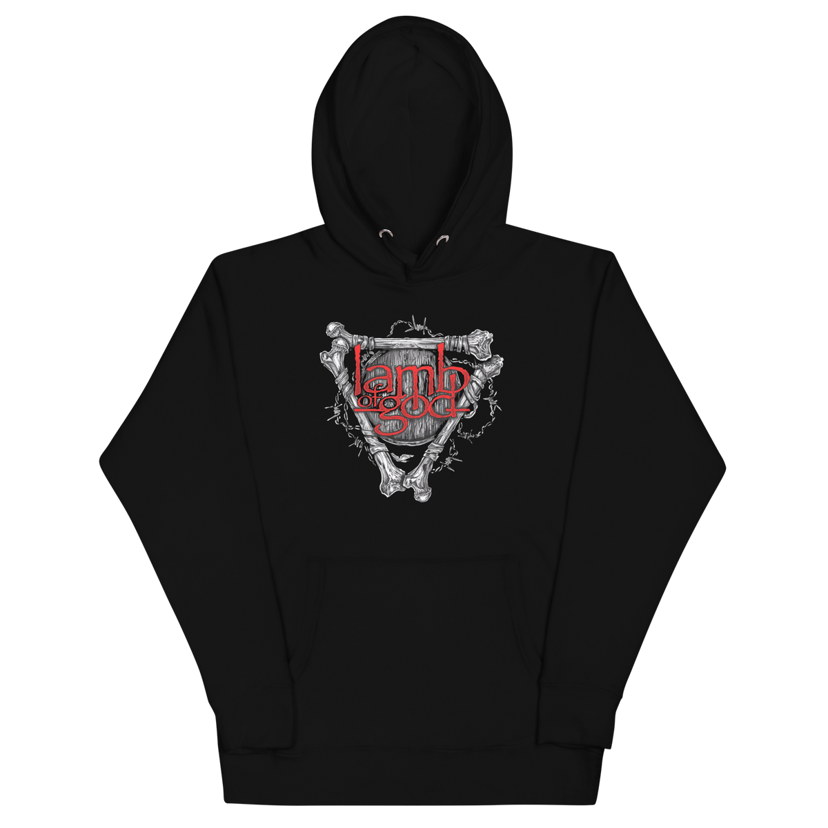 Stakes Lamb of God Bones Classic Hoodie Black