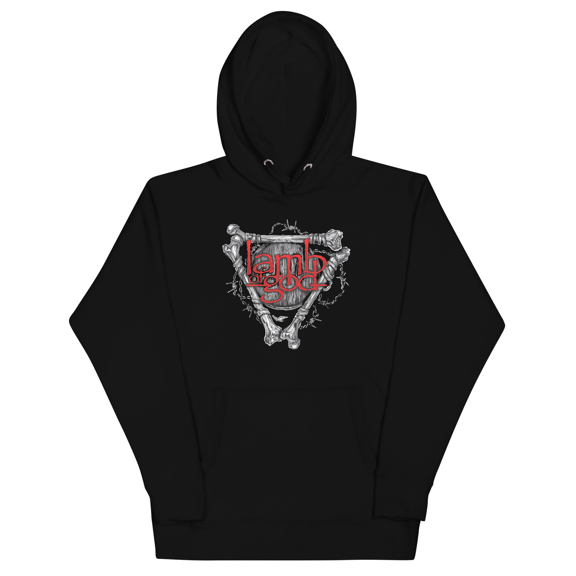 Stakes Lamb of God Bones Classic Hoodie Black