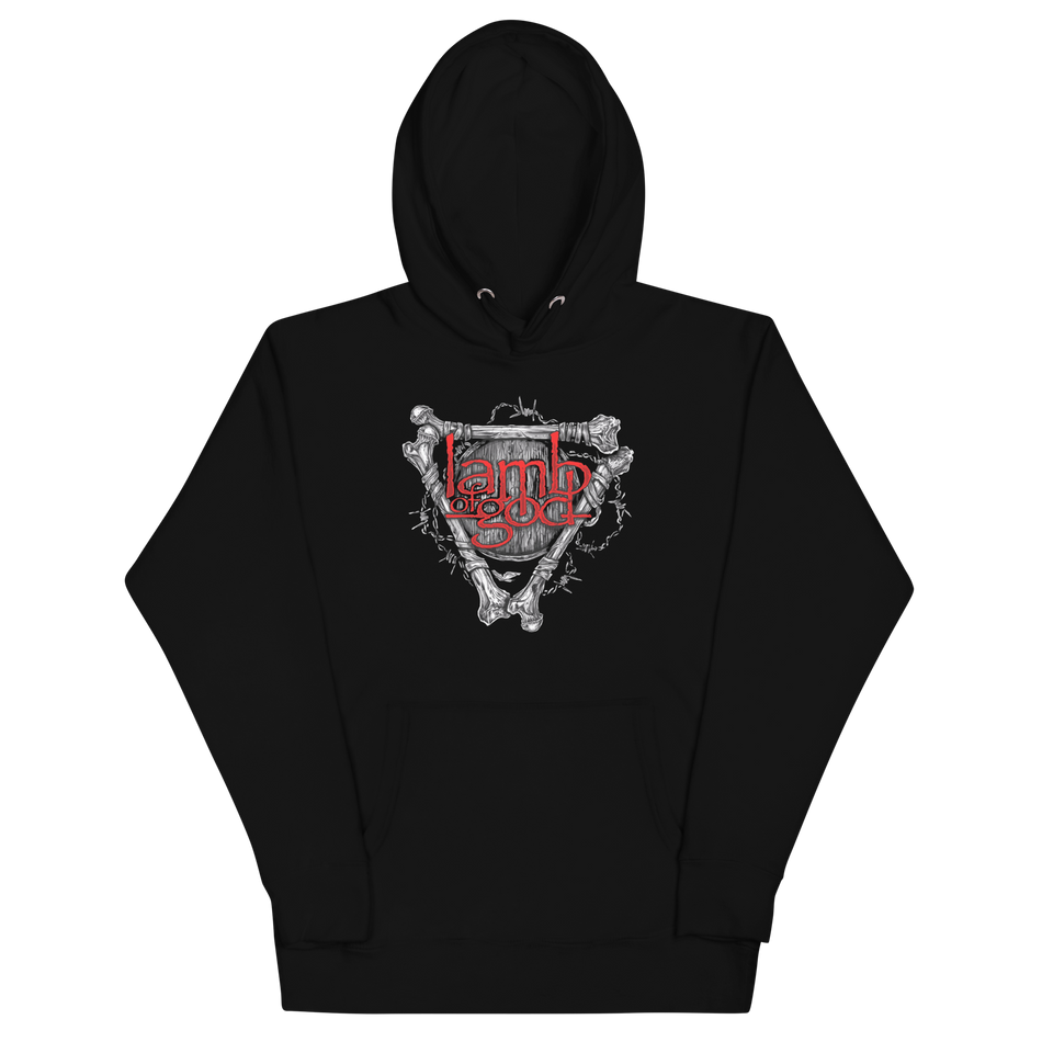 Stakes Lamb of God Bones Classic Hoodie Black