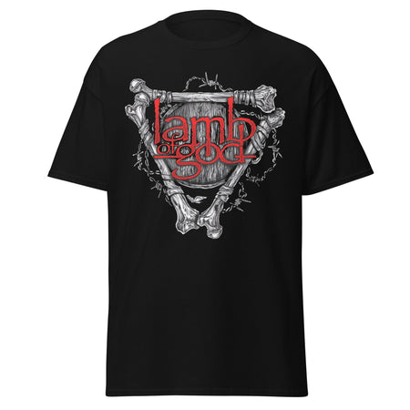 Stakes Lamb Of God - Bones Jumbo Print T-Shirt Black