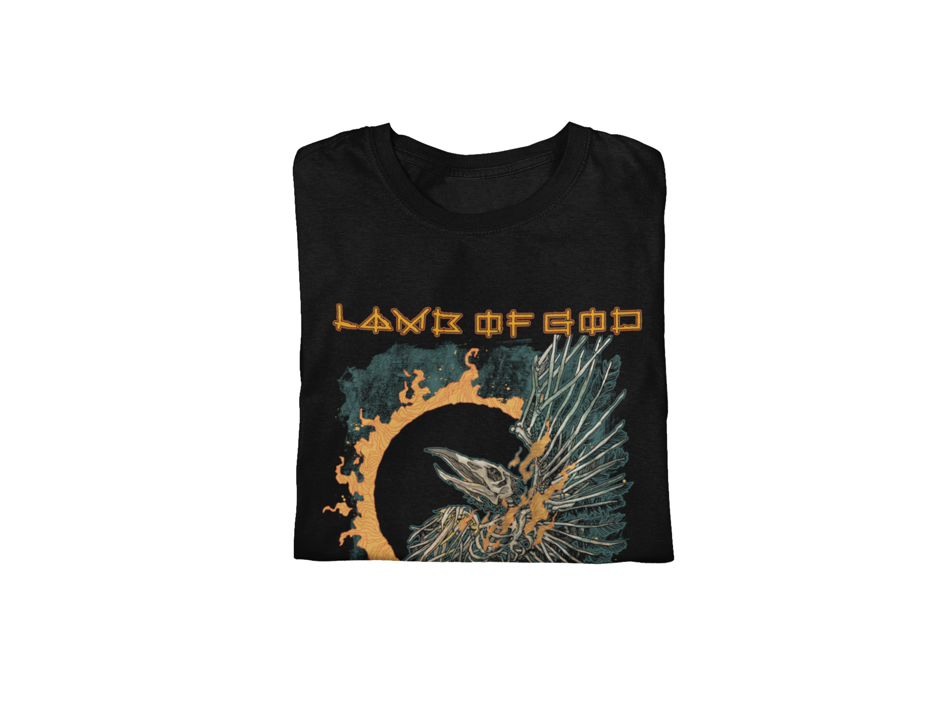 Stakes Lamb Of God - Omens Album Cover Jumbo Print T-ShirtT-Shirt Black
