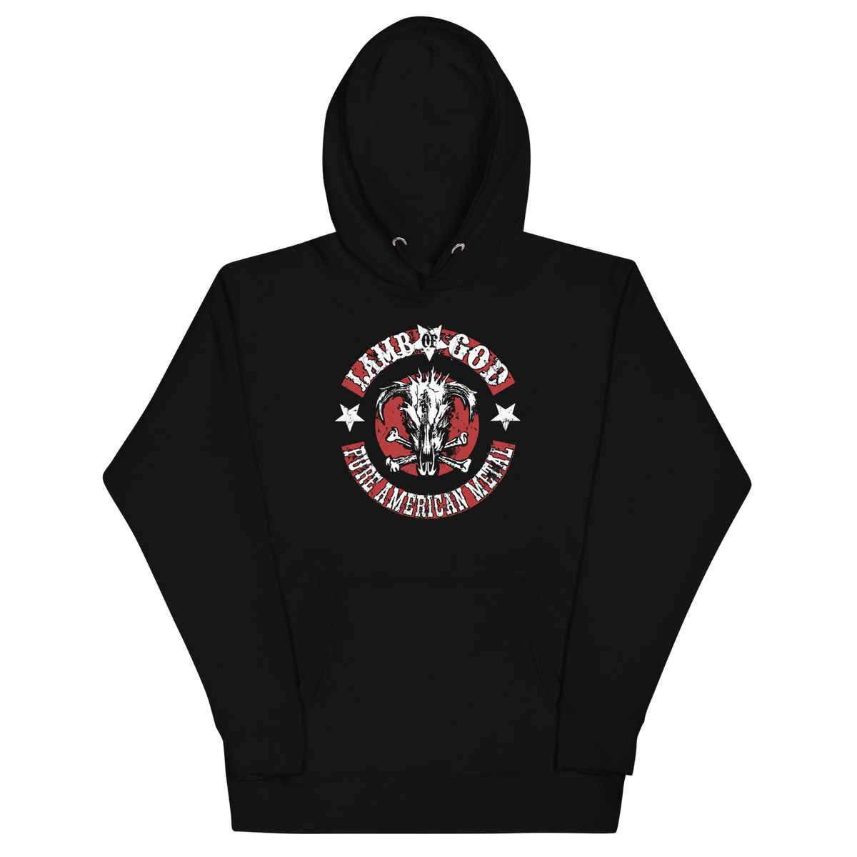 Stakes Lamb of God Pure American Metal Classic Hoodie Black