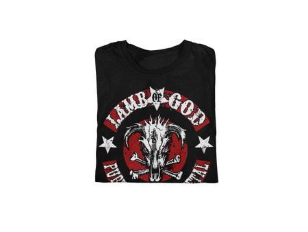 Stakes Lamb Of God - Pure American Metal Jumbo Print T-ShirtT-Shirt Black