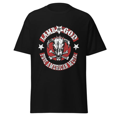 Stakes Lamb Of God - Pure American Metal Jumbo Print T-ShirtT-Shirt Black