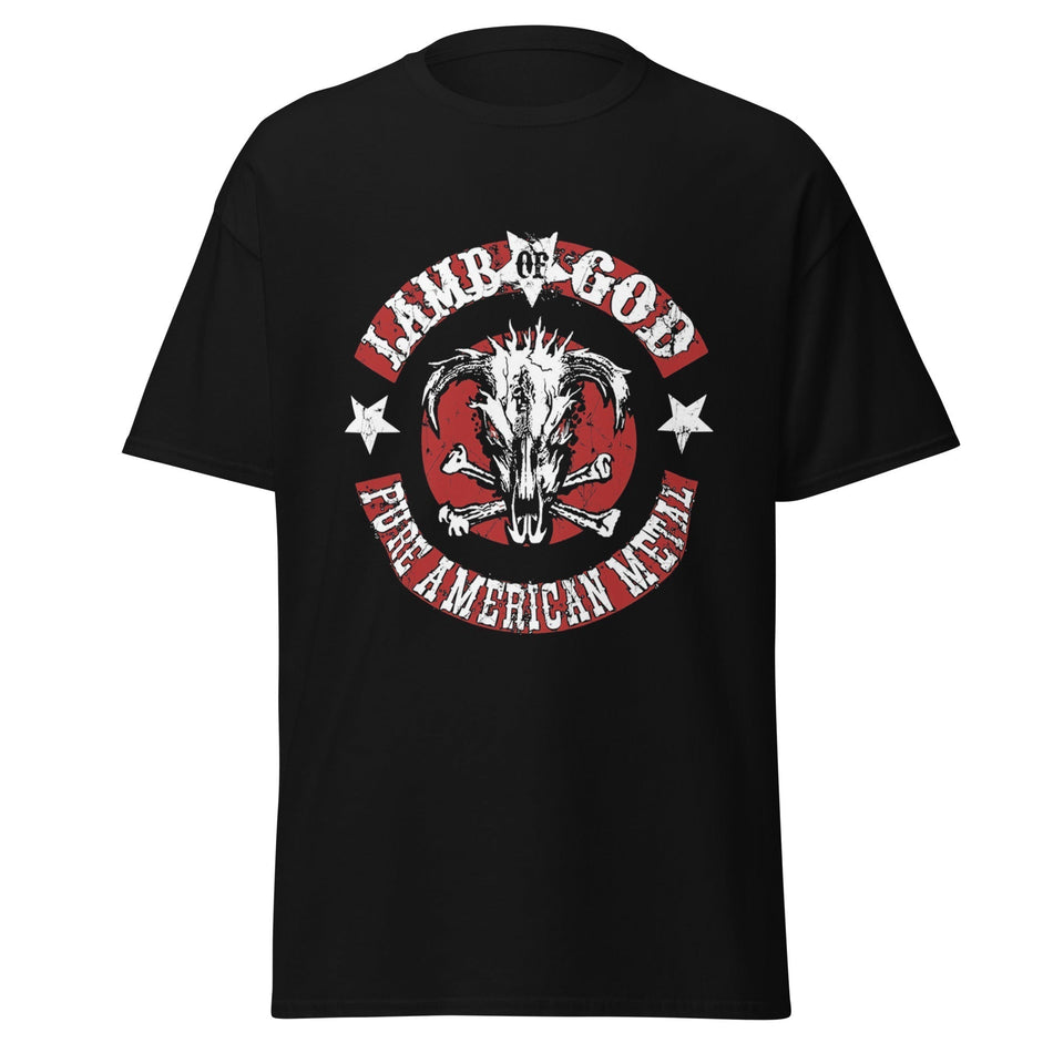 Stakes Lamb Of God - Pure American Metal Jumbo Print T-ShirtT-Shirt Black
