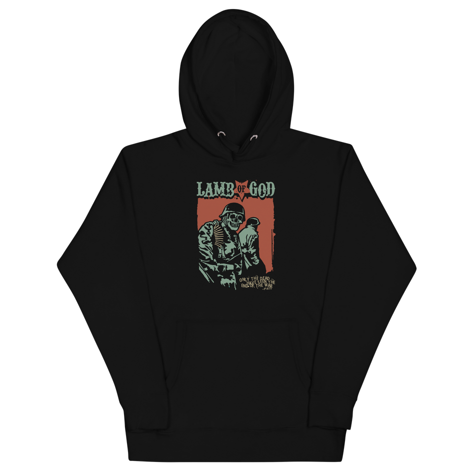 Stakes Lamb of God Skeleton Army Plato Quote Classic Hoodie Black