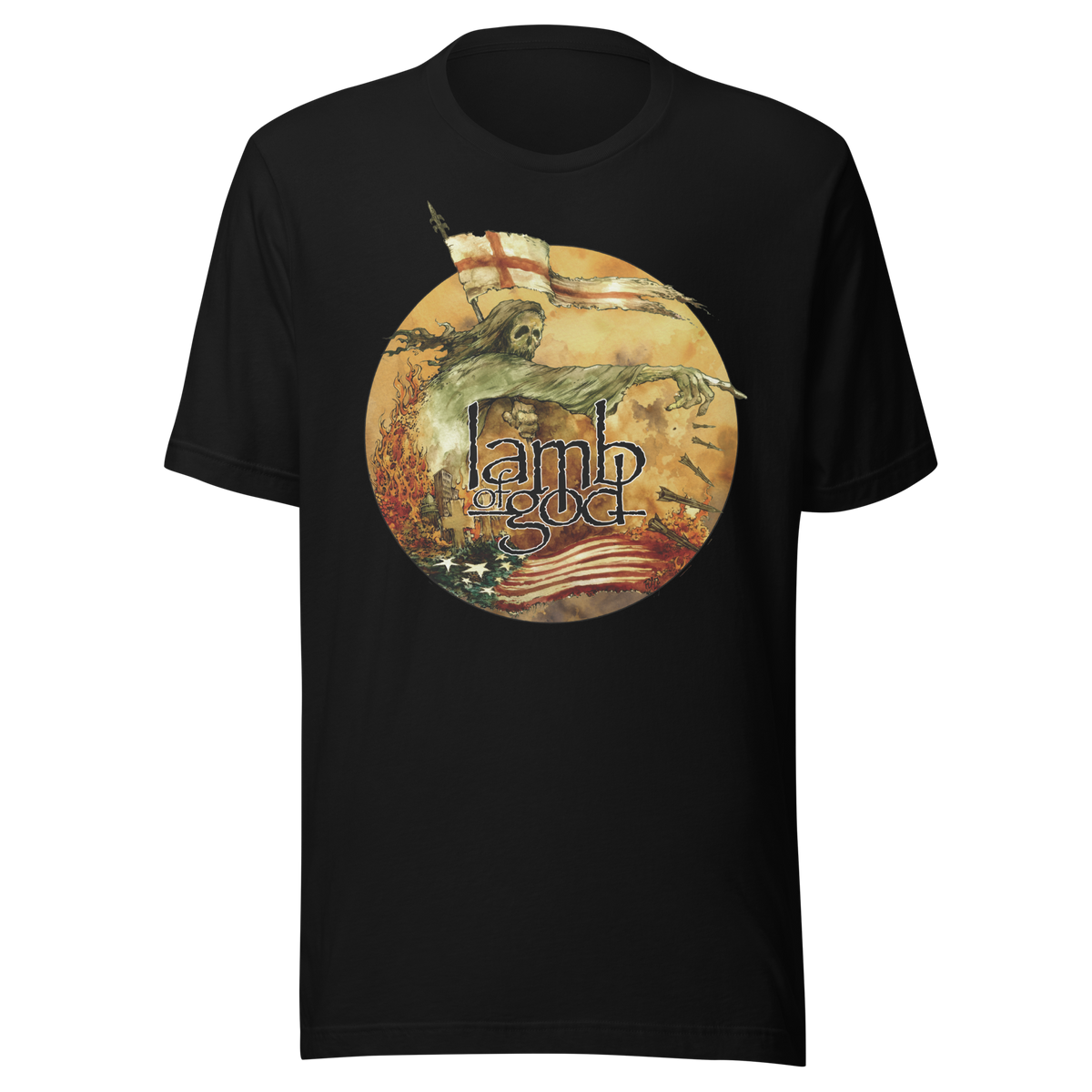 Stakes Lamb of God This Way T-Shirt Black