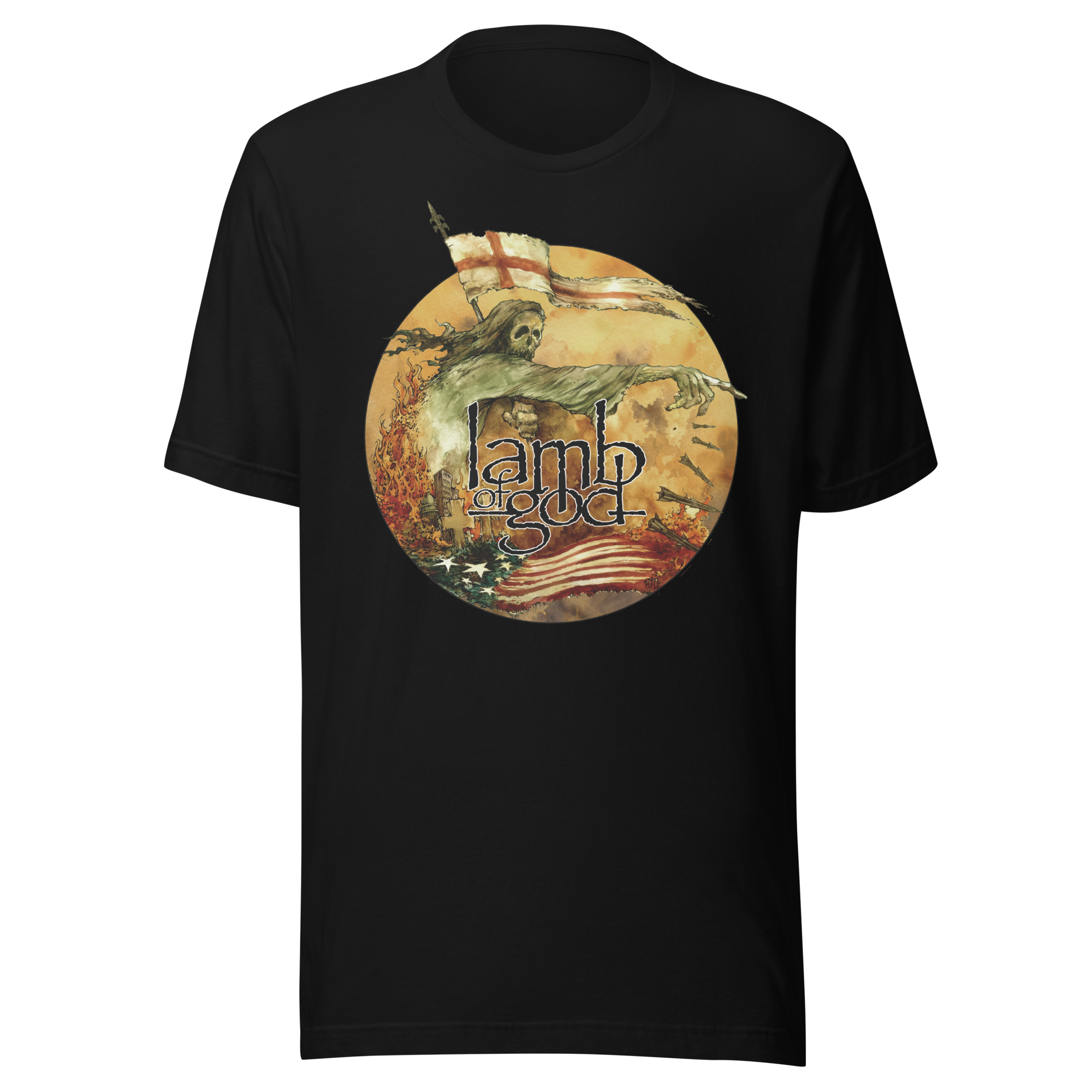 Stakes Lamb of God This Way T-Shirt Black