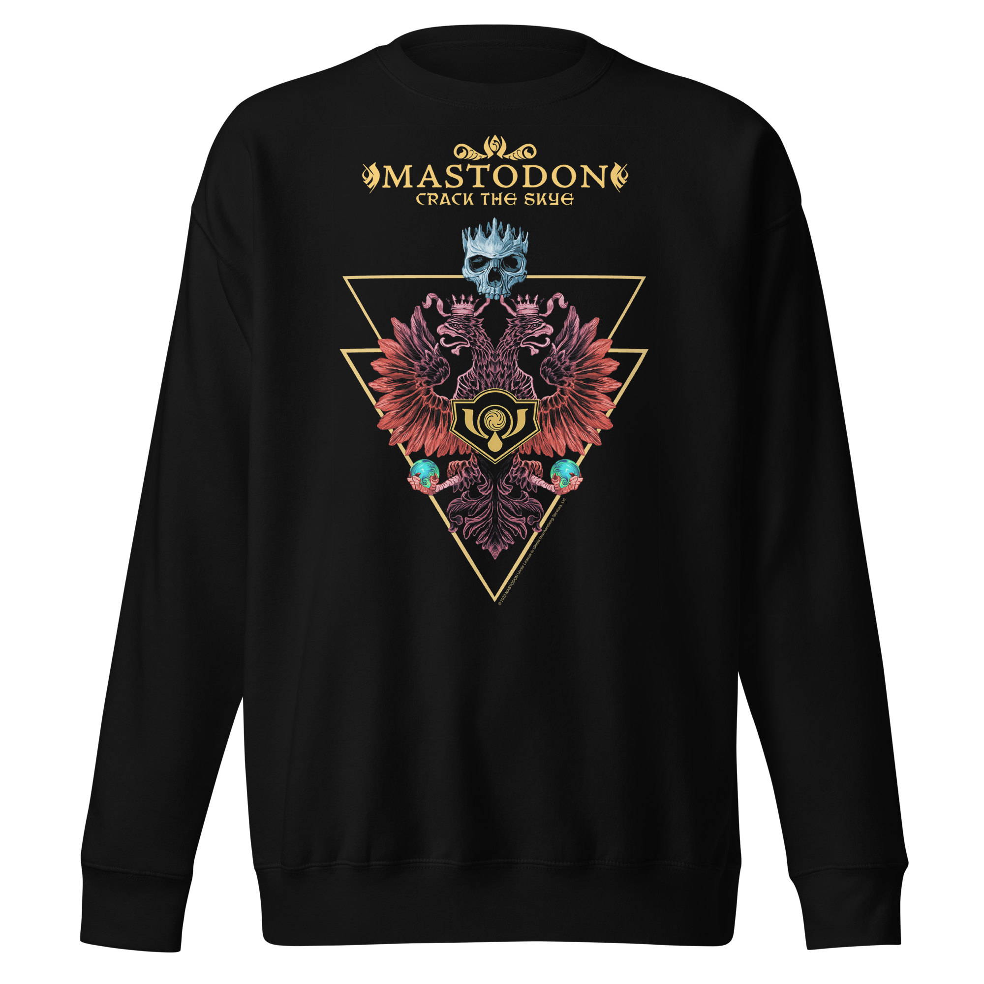Stakes Mastodon - Crack the Skye Jumbo Print Sweatshirt Black