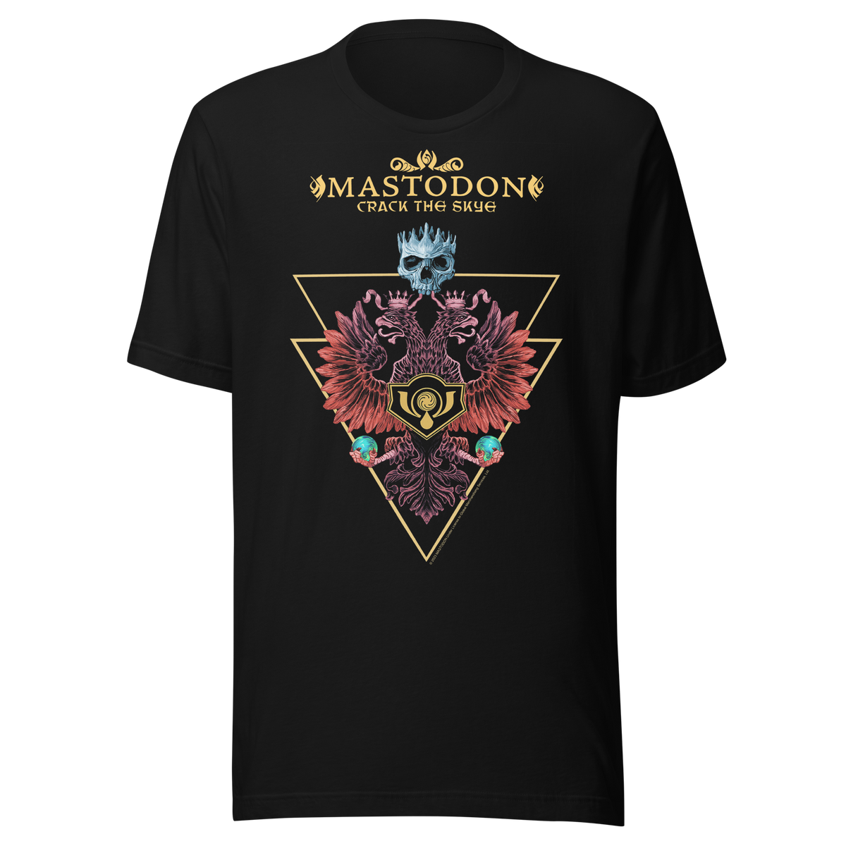 Stakes Mastodon - Crack the Skye Jumbo Print T-Shirt Black