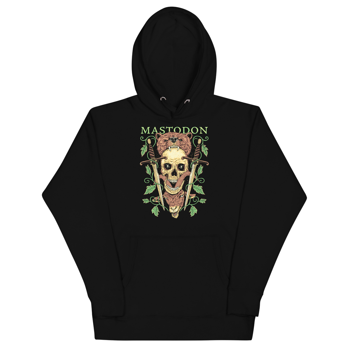 Stakes Mastodon - On the Road Hoodie Black