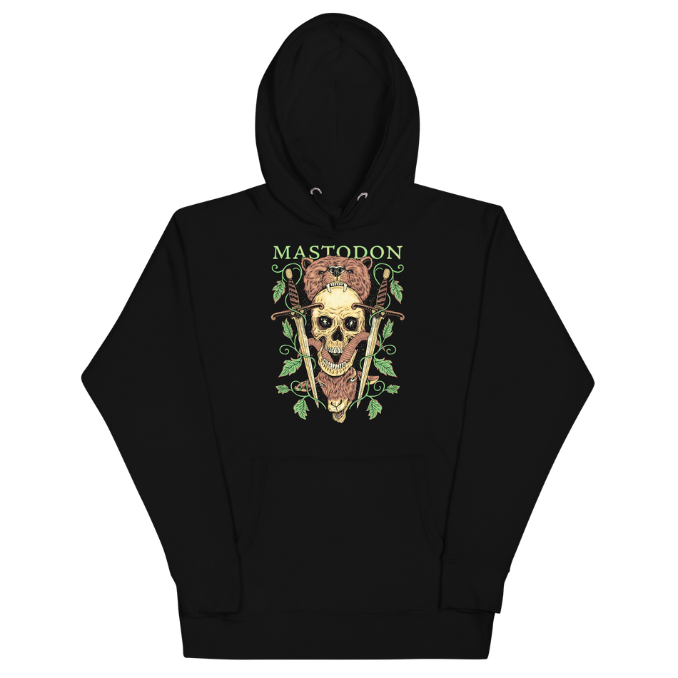 Stakes Mastodon - On the Road Hoodie Black