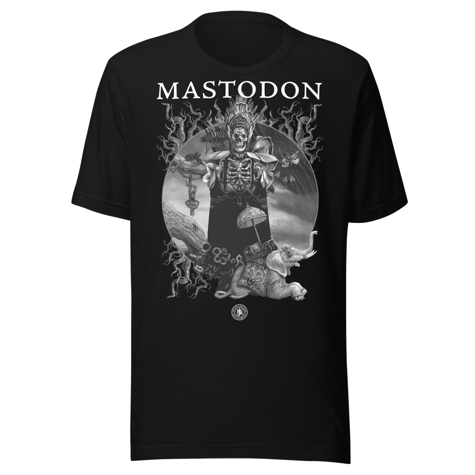 Stakes Mastodon - Winged Eagle Jumbo Print T-Shirt Black