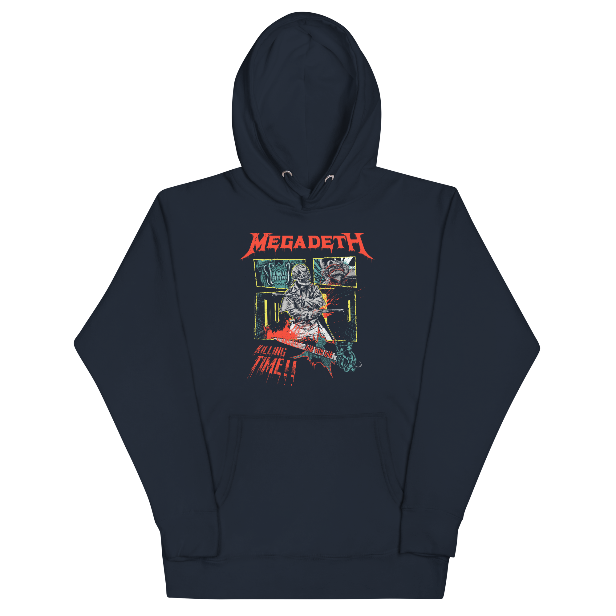 Stakes Megadeth - Killing Time Hoodie - Navy Navy
