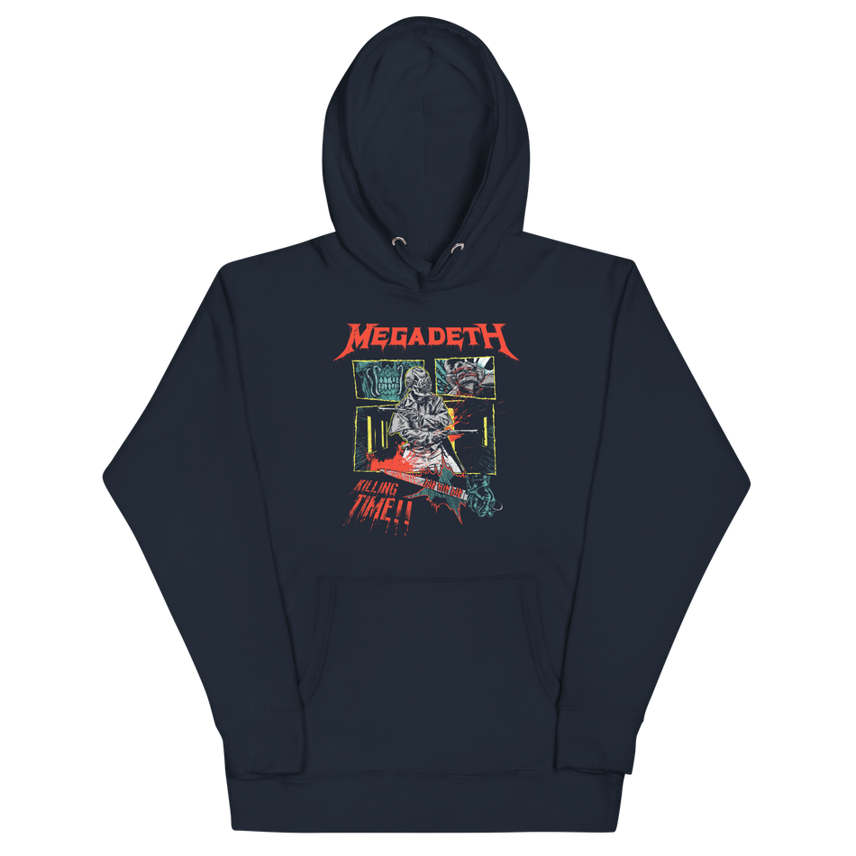Stakes Megadeth - Killing Time Hoodie - Navy Navy