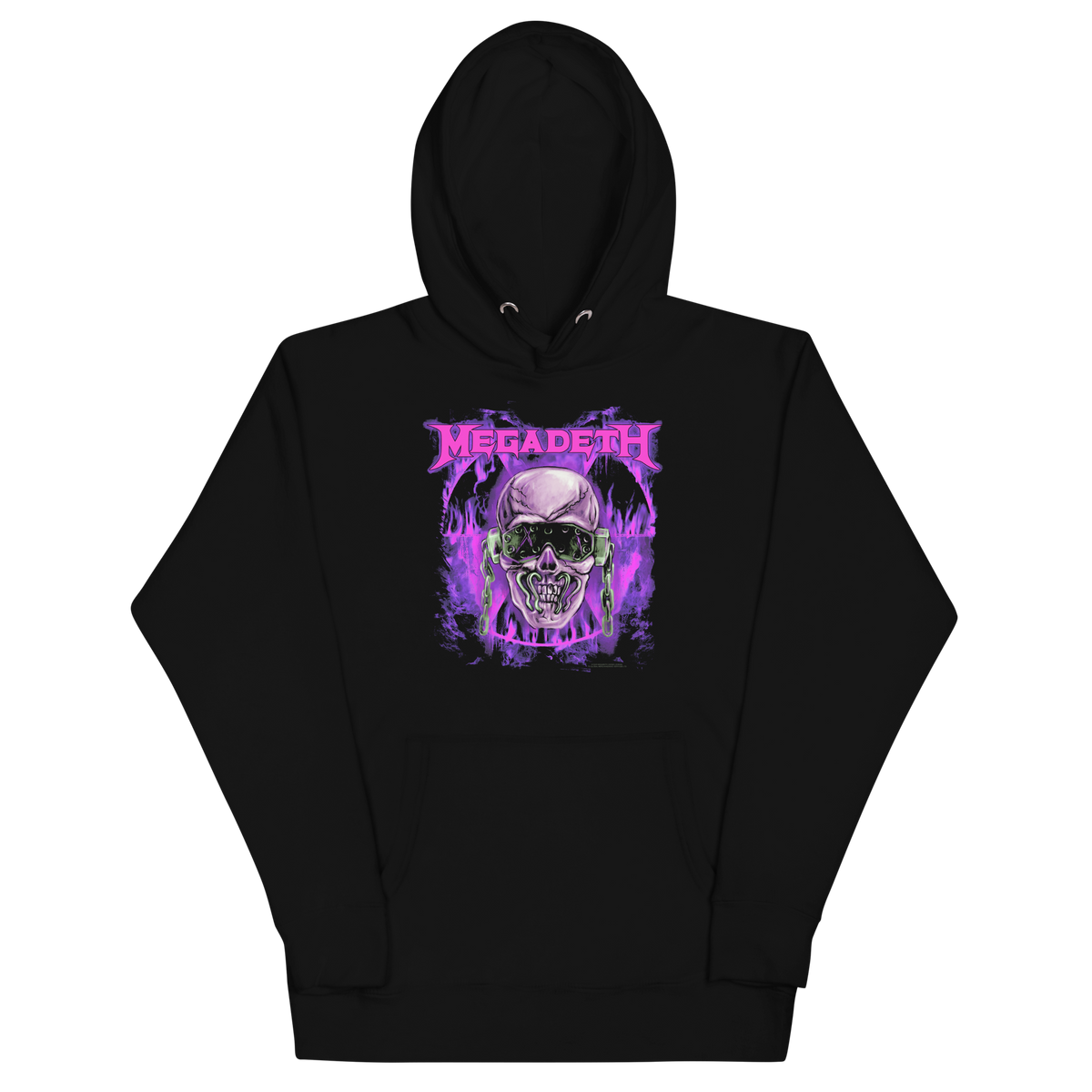 Stakes Megadeth Purple Nuclear Classic Hoodie Black