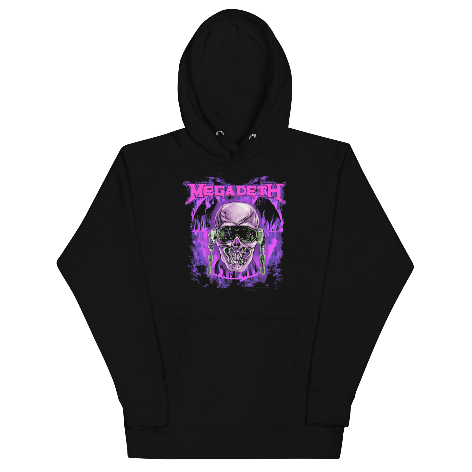 Stakes Megadeth Purple Nuclear Classic Hoodie Black