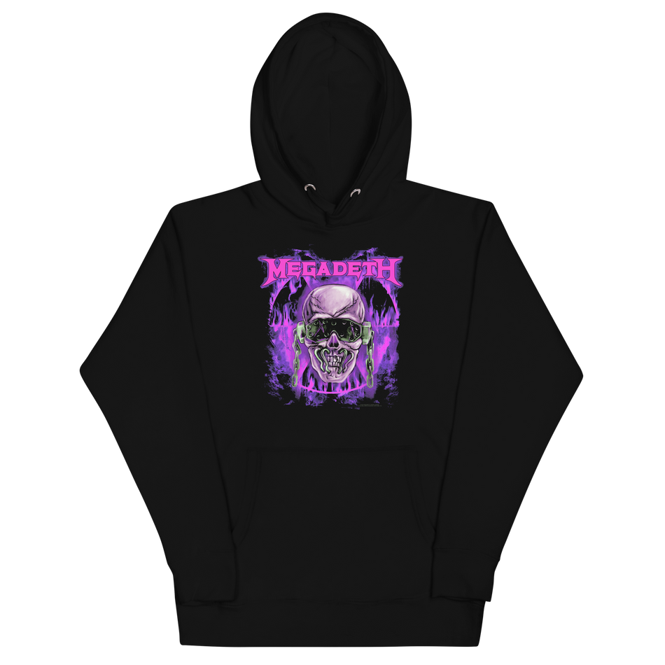 Stakes Megadeth Purple Nuclear Classic Hoodie Black