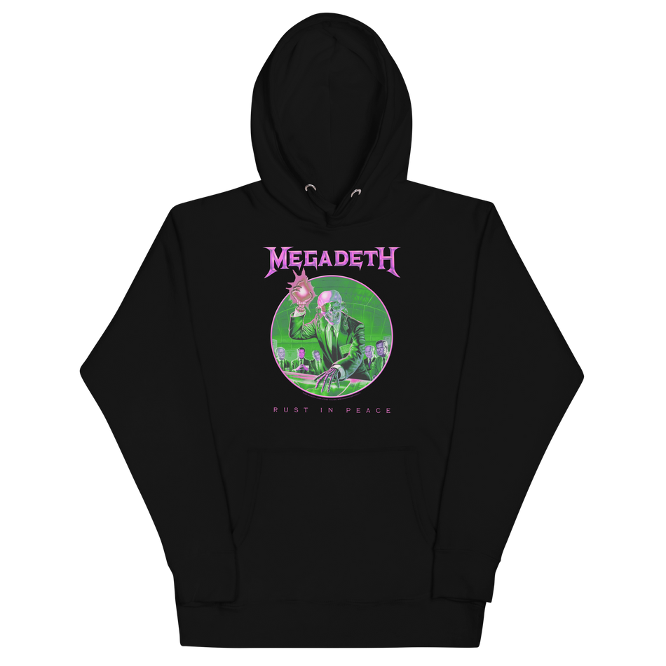Stakes Megadeth Purple Rust Classic Hoodie Black