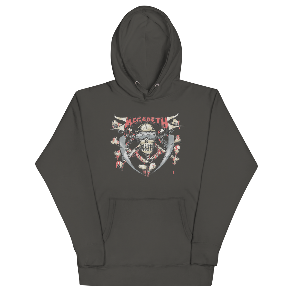 Stakes MegaDeth - Rattlehead Vic Classic Hoodie Black