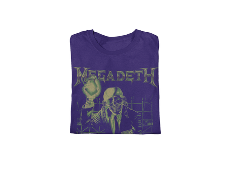 Stakes MegaDeth - See No Evil Jumbo Print T-Shirt Purple